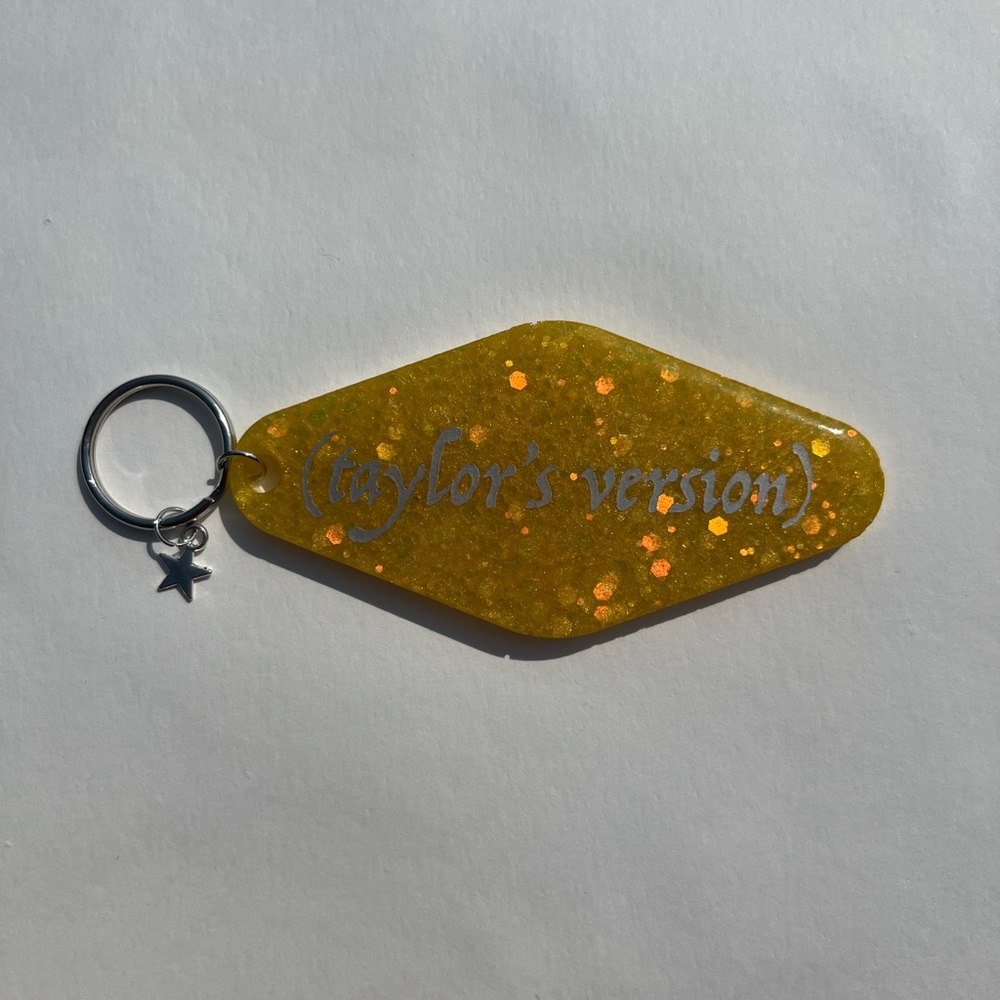 Taylor Swift Fearless inspired keychain